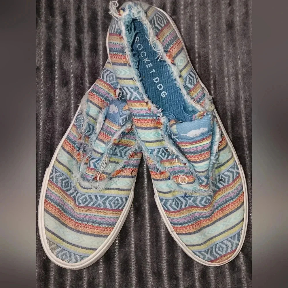 Rocket Dog Asher Slip On Surf Skate Casual Sneaker Shoe Womens 7
